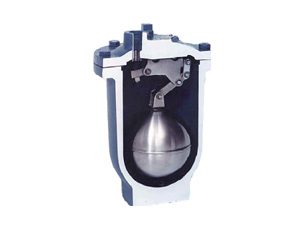 Mechanical valve with metal sphere inside