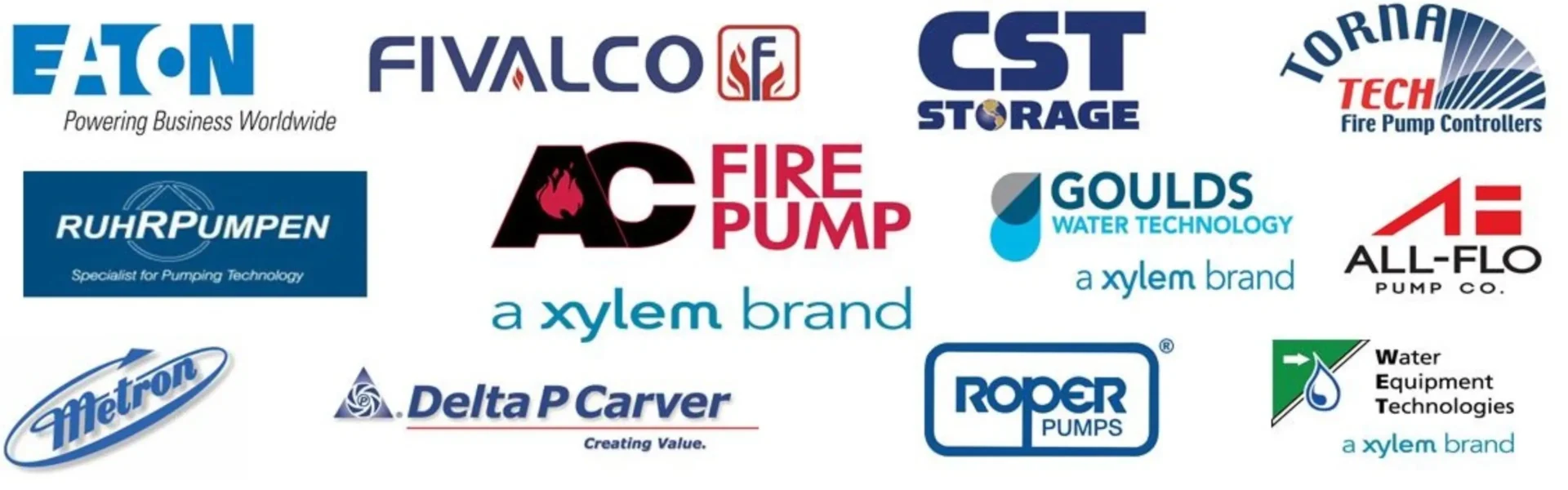 Various industrial brand logos