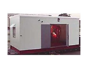 Temporary structure with ventilation