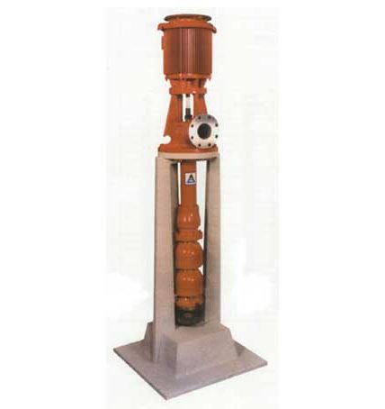 Orange vertical centrifugal pump