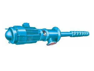 Blue mechanical device illustration